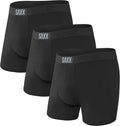 SAXX Men's Underwear with Pouch Vibe Super Soft Boxer Briefs 3Pk