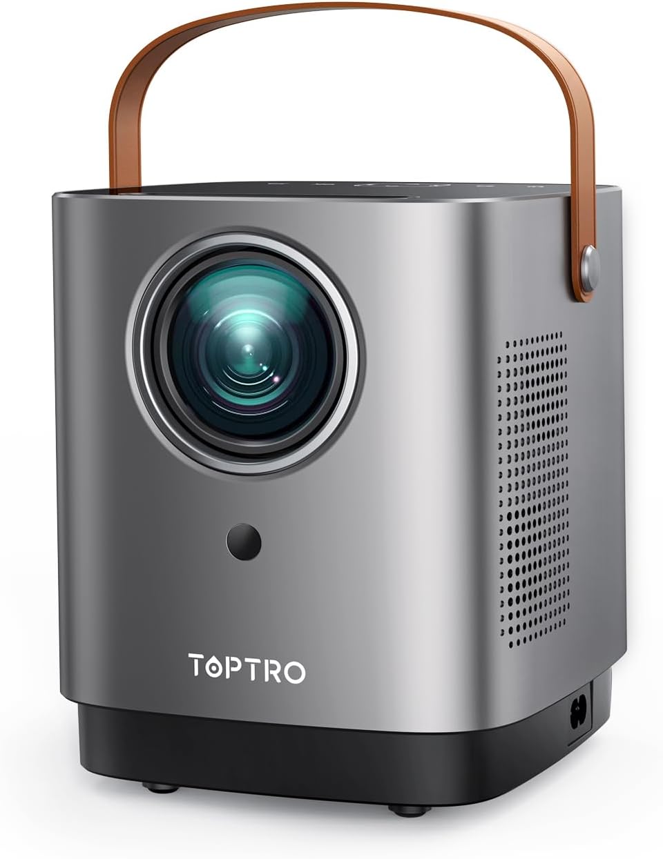 TOPTRO 2025 Mini Projector: Touch Screen, 5G WiFi, Bluetooth