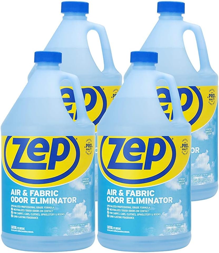 Zep Air Freshener and Fabric Odor Eliminator - Fresh Breeze Scent