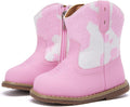 Infant Toddler Baby Cowboy Boots Soft PU Leather Mid Calf - All