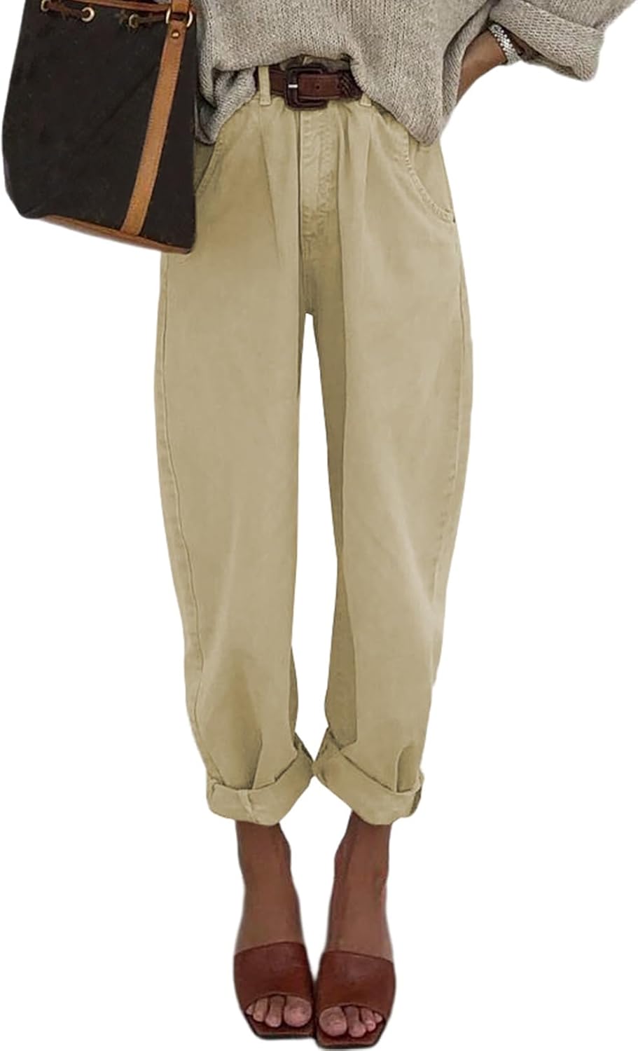 High Waisted Baggy Jeans for Women - Stylish and Comfortable Fit
