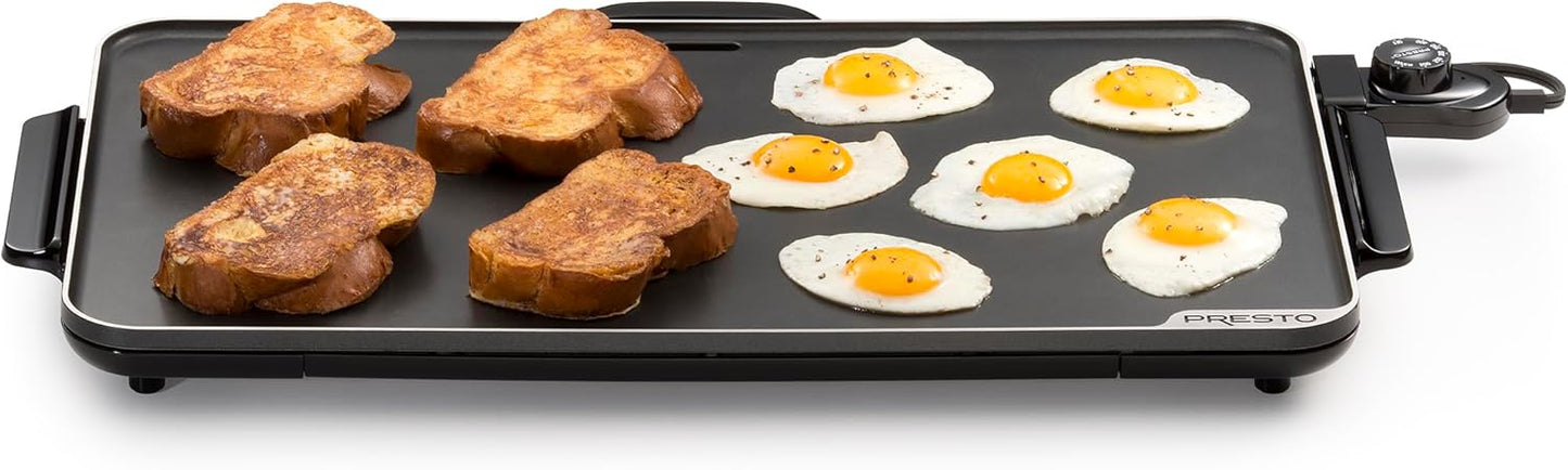 Presto 22-Inch Extra Large Griddle with Ceramic Nonstick Surface