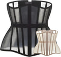 Mesh Corset Waist Trainer for Women - Underbust Lace Up (Style G767)