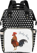 Personalized Chickens Diaper Bag Backpack with Name - Custom Large