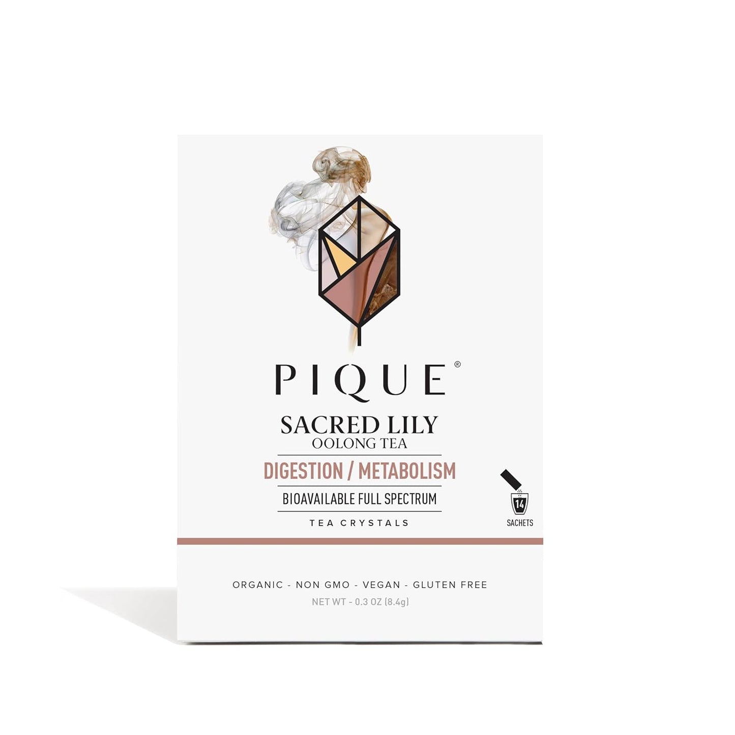 Pique Organic Sacred Lily Oolong Tea Crystals for Wellness