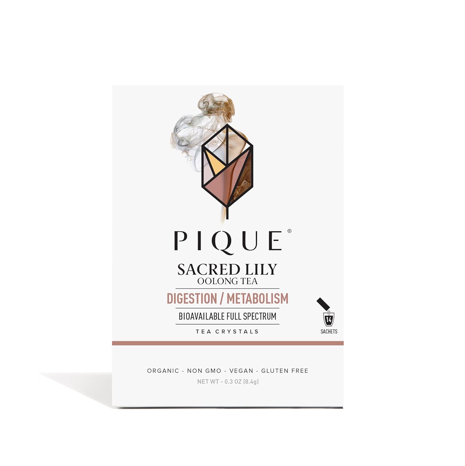 Pique Organic Sacred Lily Oolong Tea Crystals for Wellness