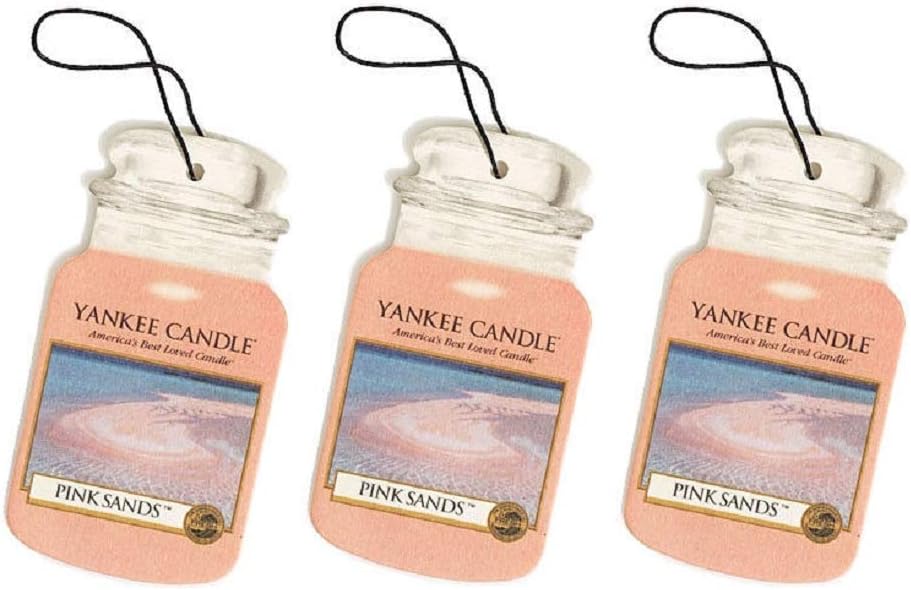 Yankee Candle Pink Sands 3-Pack Car Air Freshener
