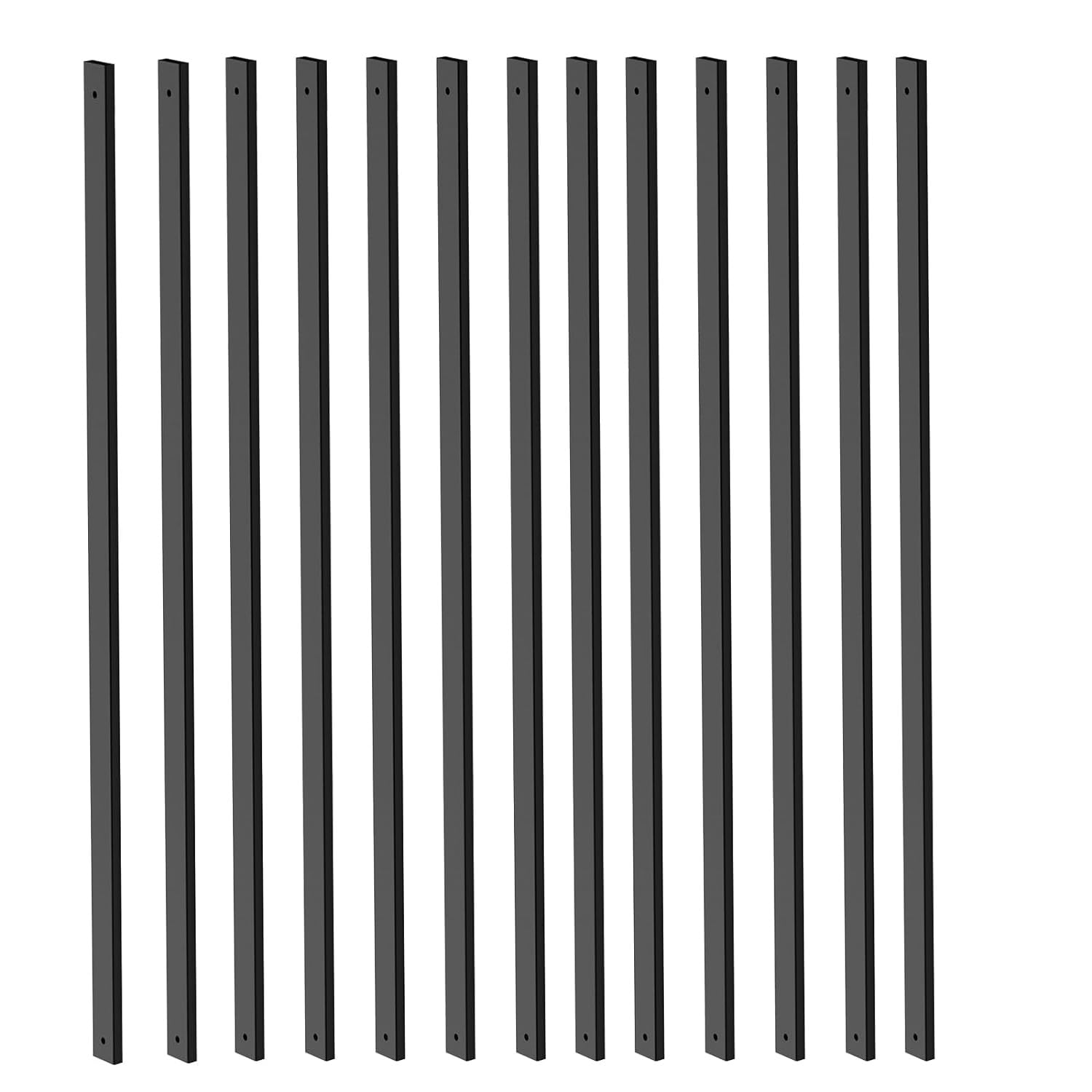 Stylish 26 Inch Metal Deck Balusters for Outdoor Stair Railing