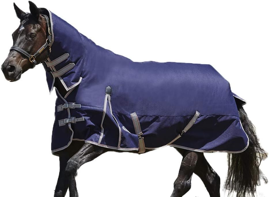 Ultimate Protection: WeatherBeeta Horse Blanket 81 - Navy/Silver/Red