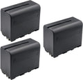 Kastar NP-F960 / NP-F970 Battery 3-Pack Replacement - High Capacity