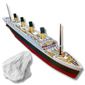 Full Color RMS Titanic Model Ship 1 ft Long - Detailed 3D Printed