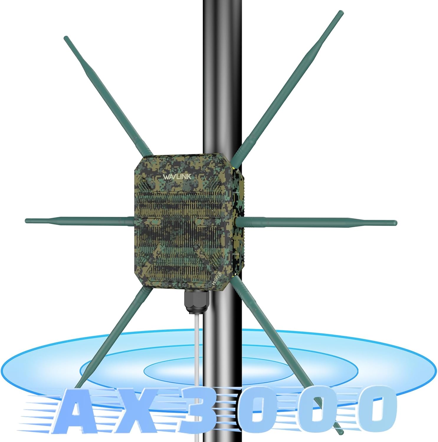 WAVLINK AX3000 WiFi6 Outdoor WiFi Extender for Seamless Coverage