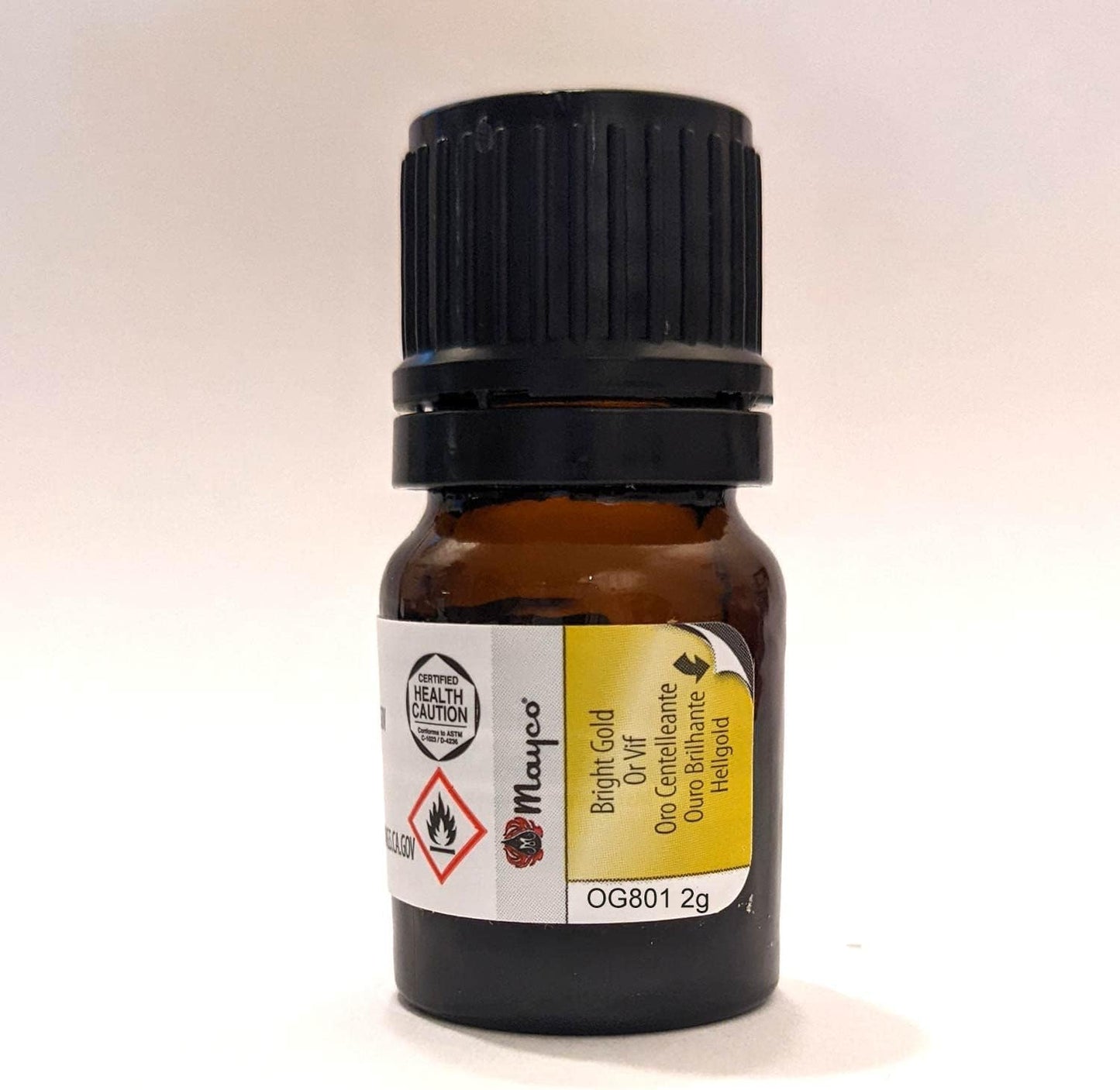 OG 801 Liquid Bright Gold - Perfect for Overglazed Items