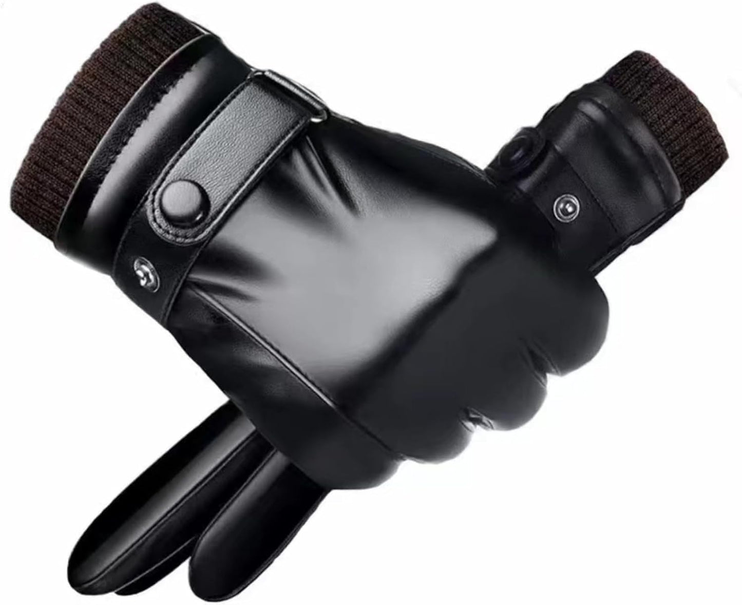 Touch Screen Leather Gloves - Warm & Stylish - Gift Ready