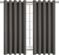 Blackout Curtains for Bedroom - Thermal Grommet Panels, Set of 2