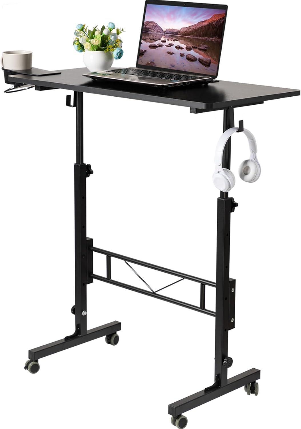 SIDUCAL Mobile Standing Desk - Versatile & Portable