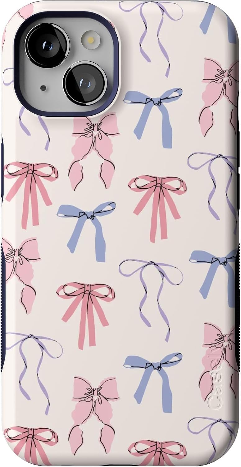Casely iPhone 13 Case with Pastel Bows for Bold Protection