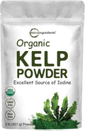 Organic Kelp Powder 2lbs - Sustainably Grown Iodine-Rich Sea Vegetable