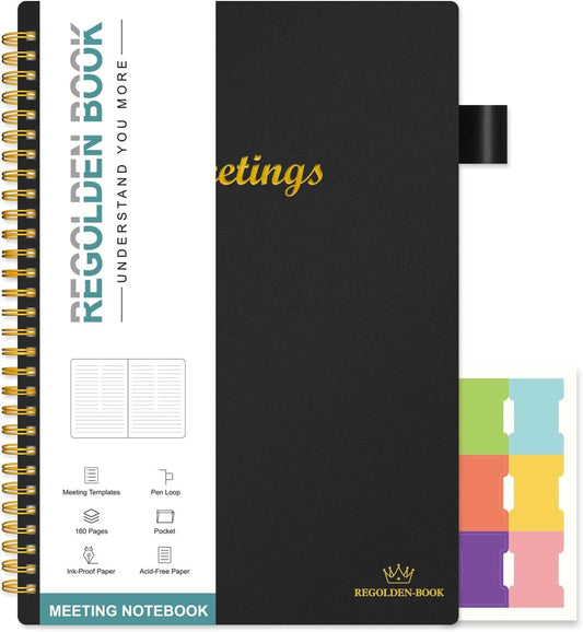 Regolden-Book Project Planner & Agenda Organizer