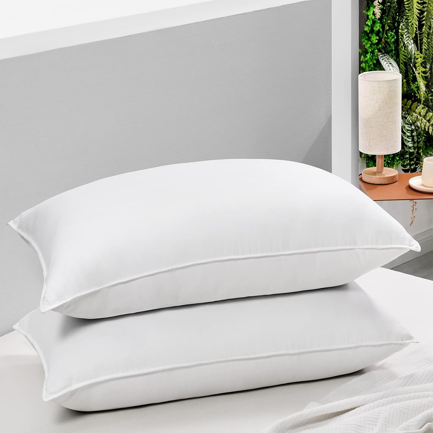 HARBOREST King Size Bed Pillows Set of 2 for Ultimate Comfort