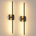 Battery Operated Wall Sconces Set of 2 27.6 in - Rechargeable Dimmable