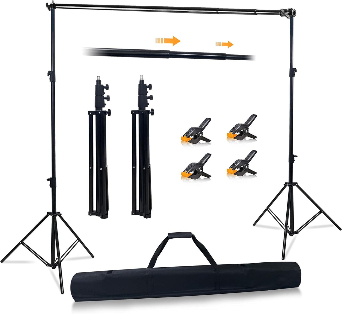 Photo Studio Backdrop Stand Support System for Perfect Shots