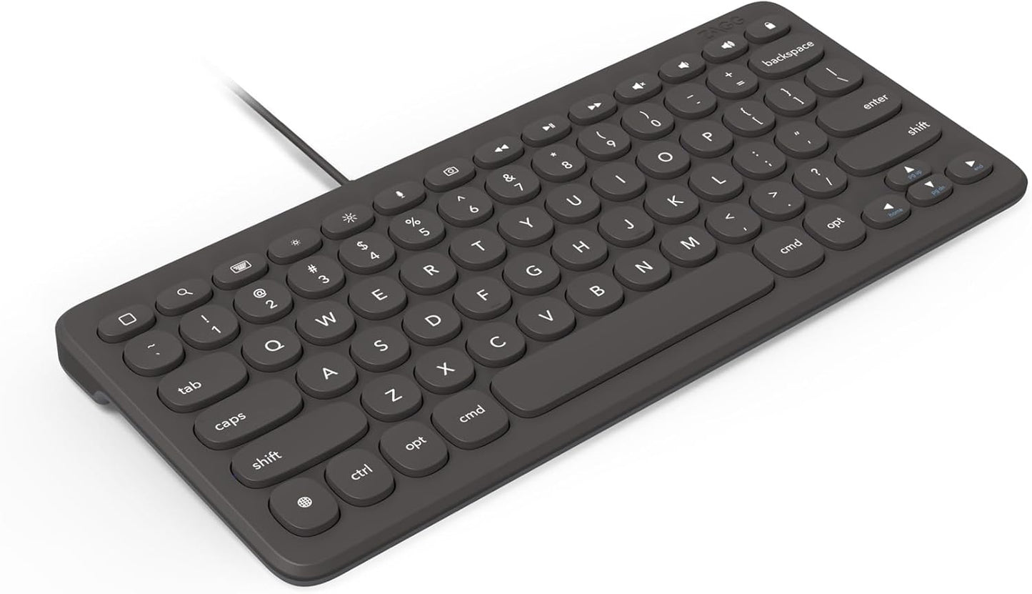 ZAGG Connect Keyboard - Compact 12-inch Wired Keyboard for iOS
