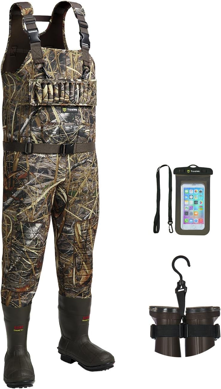 TIDEWE Hunting Wader with 1400G/1600G Insulation for Comfort