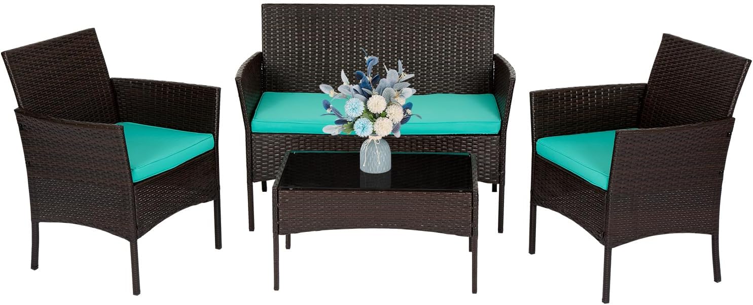 4-Piece Patio Furniture Set for Stylish Outdoor Spaces