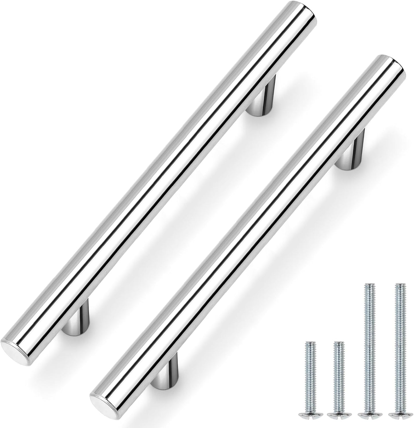 Probrico 5 Inch Polished Chrome Cabinet Handles for Modern Spaces