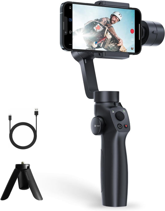 Powerful FUNSNAP Gimbal Stabilizer for iPhone and Android Phones
