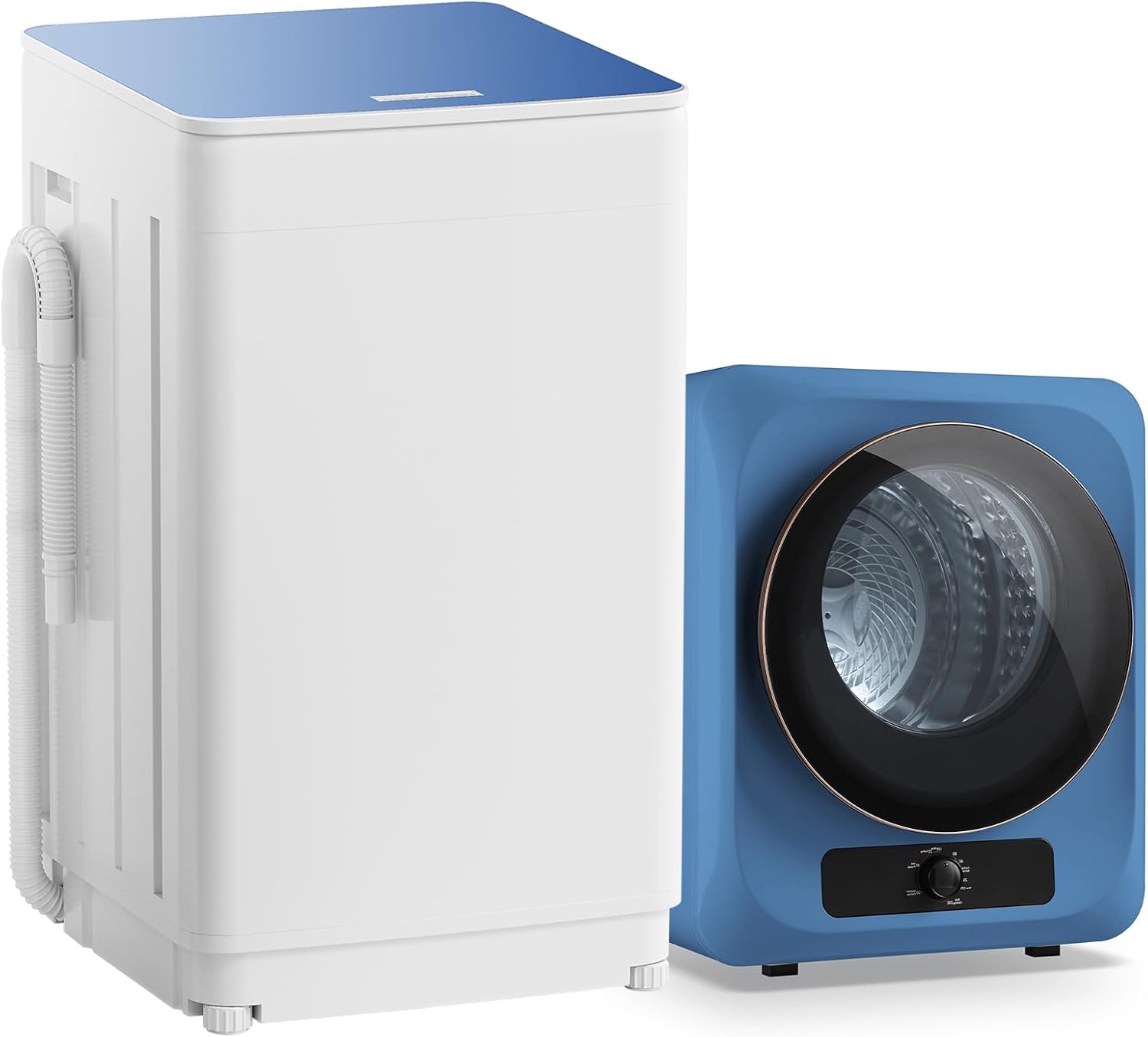 Compact Washer & Dryer Combo Set - 18lbs Wash Capacity