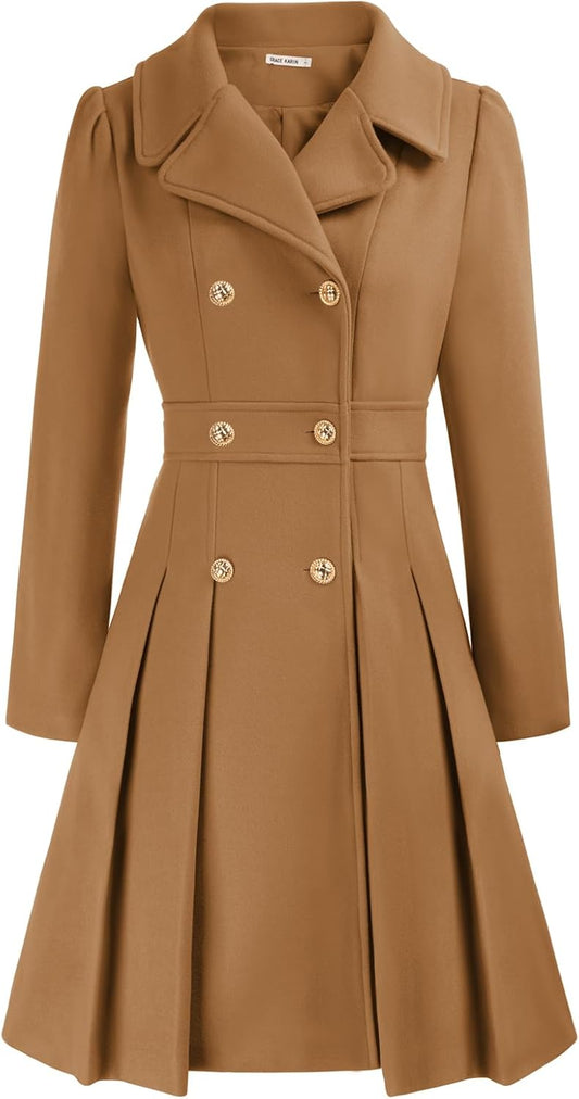GRACE KARIN Women's Fashion Trench Coat for All Seasons Style