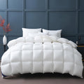 Downcool Goose Down Comforter Queen Size - 750 Fill Power Duvet Insert