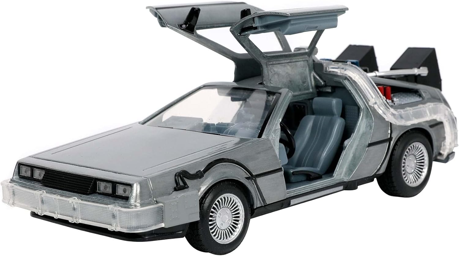 1:24 Time Machine Die-cast Car with Light Up Feature!