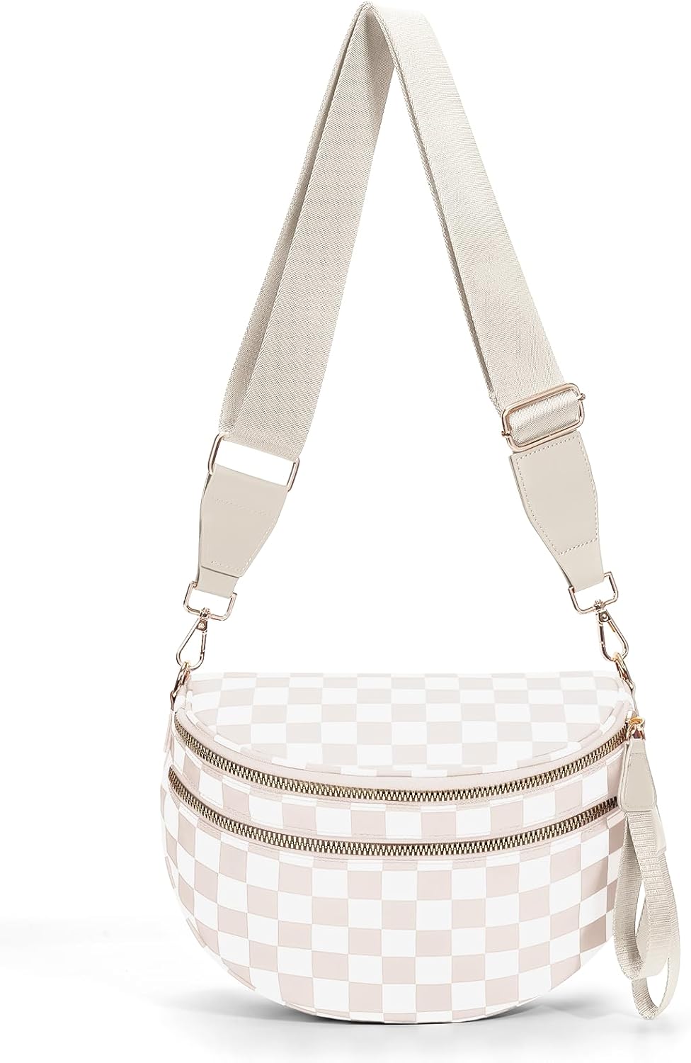Checkered Crossbody Bum Bags for Women - Stylish and Practical
