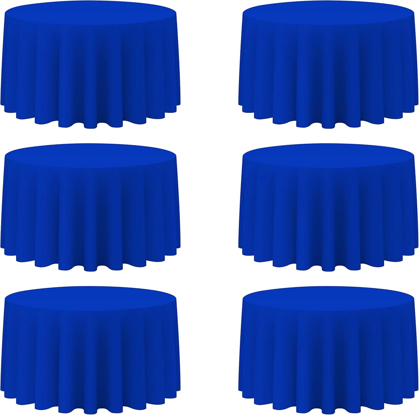 Royal Blue Round Tablecloths 120 Inch for Elegant Events
