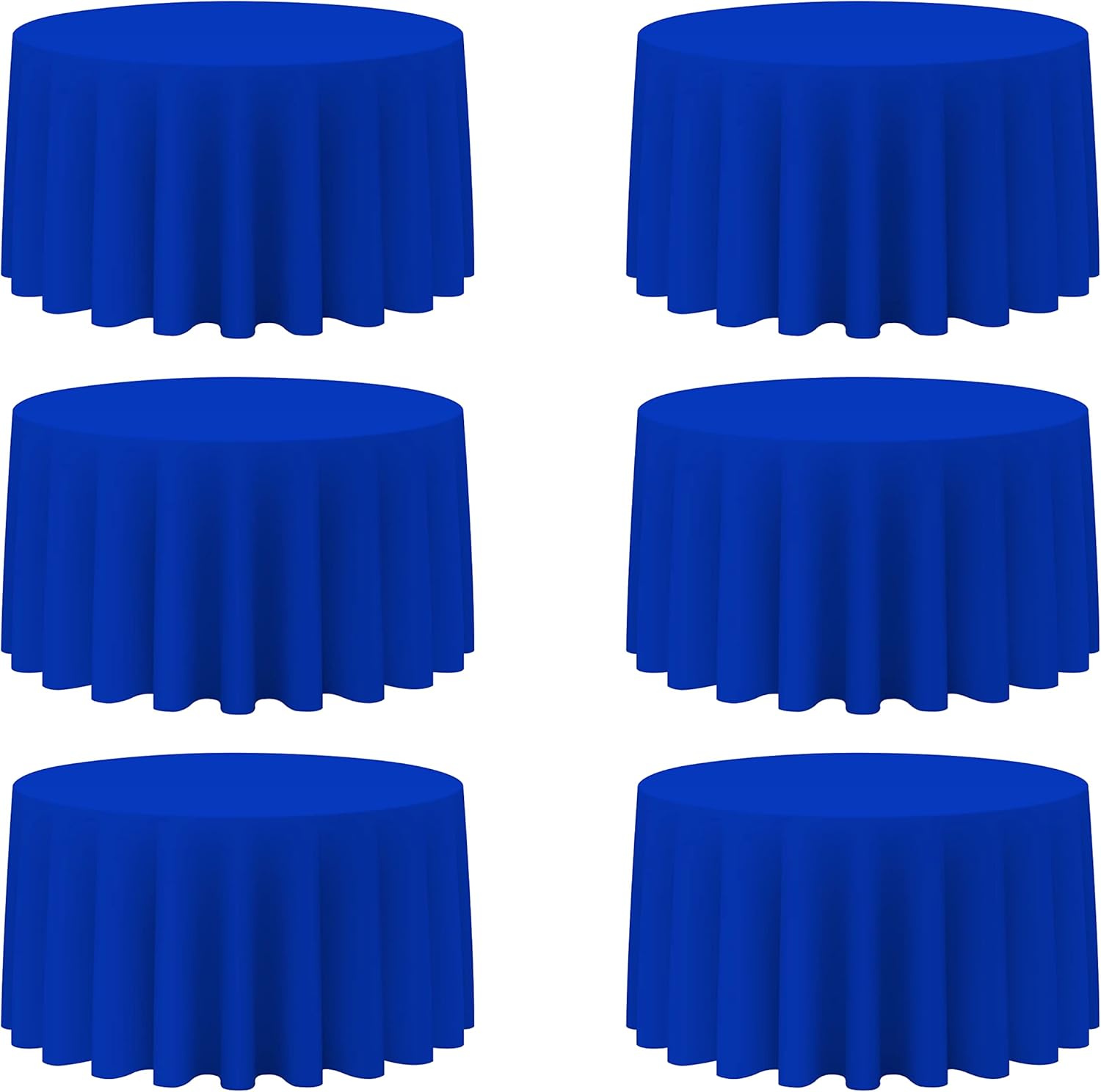 Royal Blue Round Tablecloths 120 Inch for Elegant Events