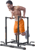 Sportsroyals Adjustable Dip Bar Station - Stable Heavy Duty Parallette