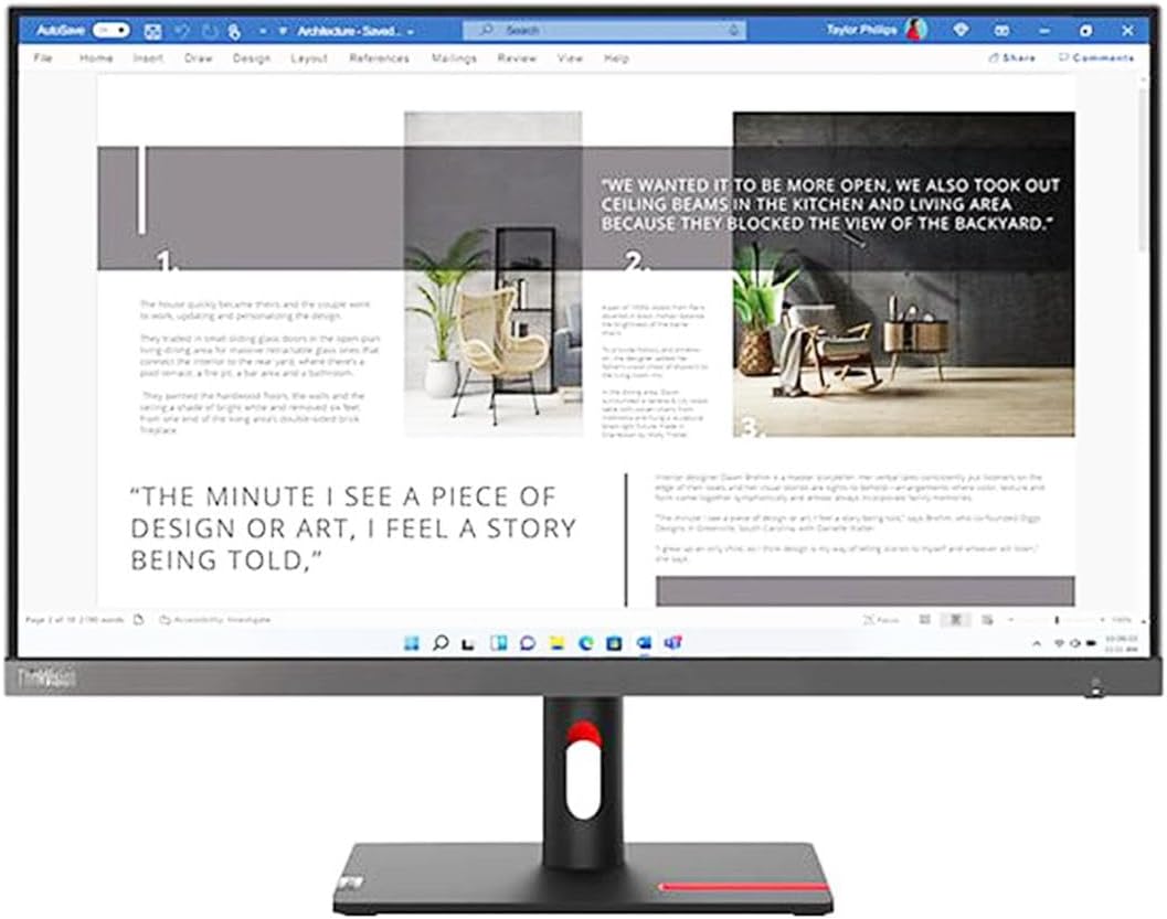 Lenovo ThinkVision S27i-30 - Crisp Full HD Display