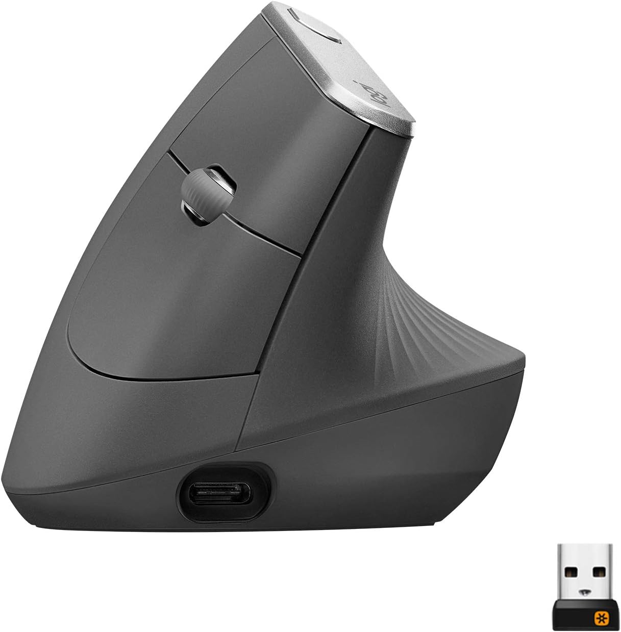 Logitech MX Vertical Mouse: Ergonomic, Multi-Device, Graphite