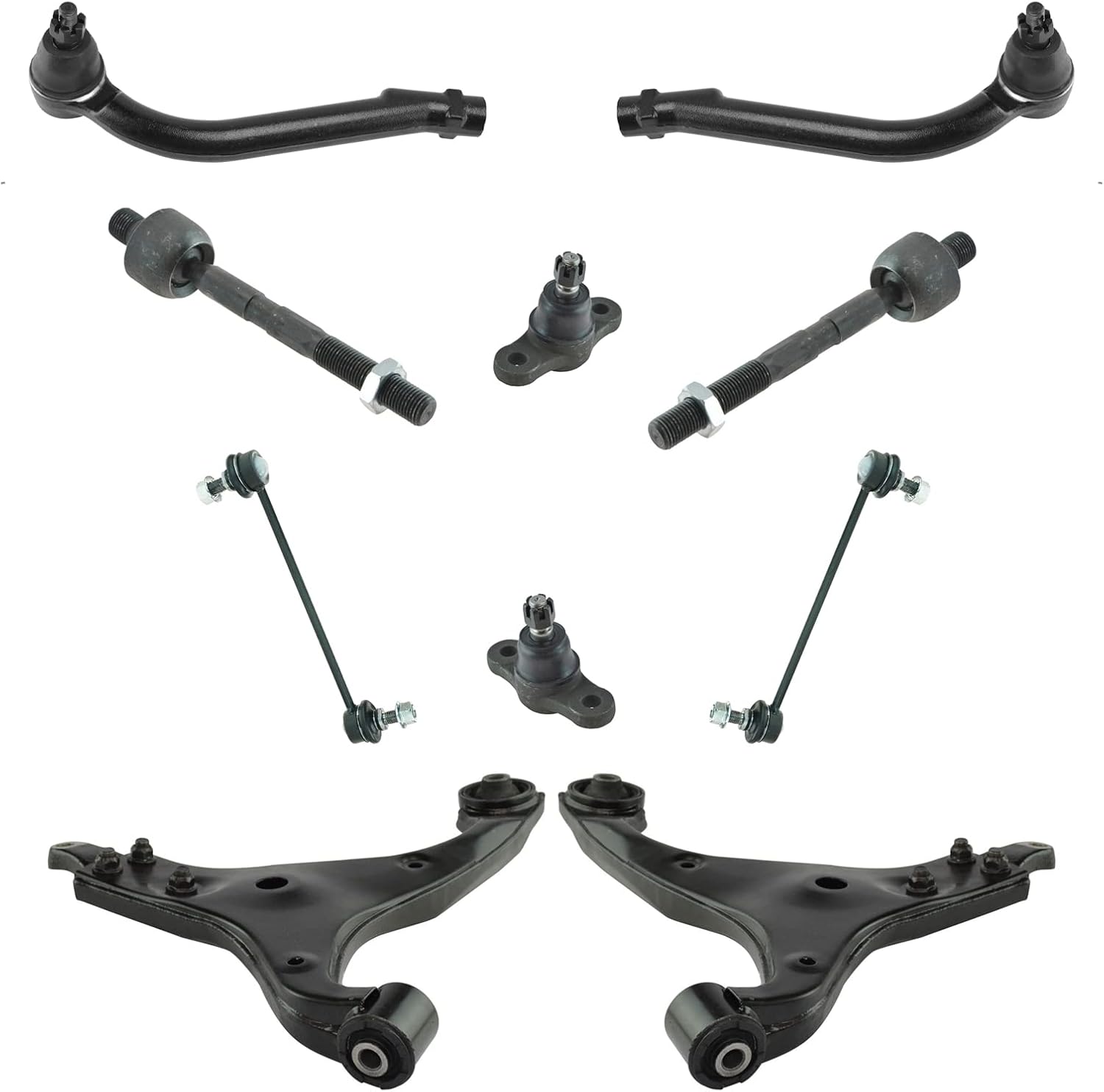 TRQ Front Steering & Suspension Kit for 2007-2010 Hyundai Elantra