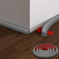 Flexible Quarter Round Molding 158 in Peel and Stick Trim - Waterproof