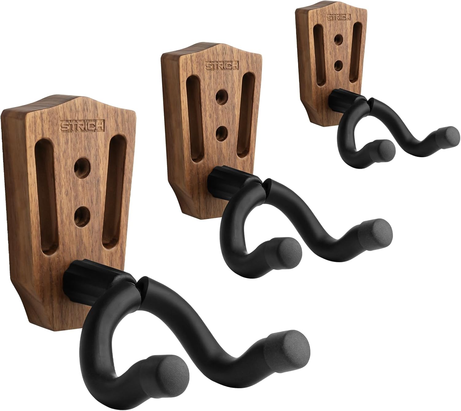 Wall Mount Guitar Hanger Set - Keep Your Guitars Secure!