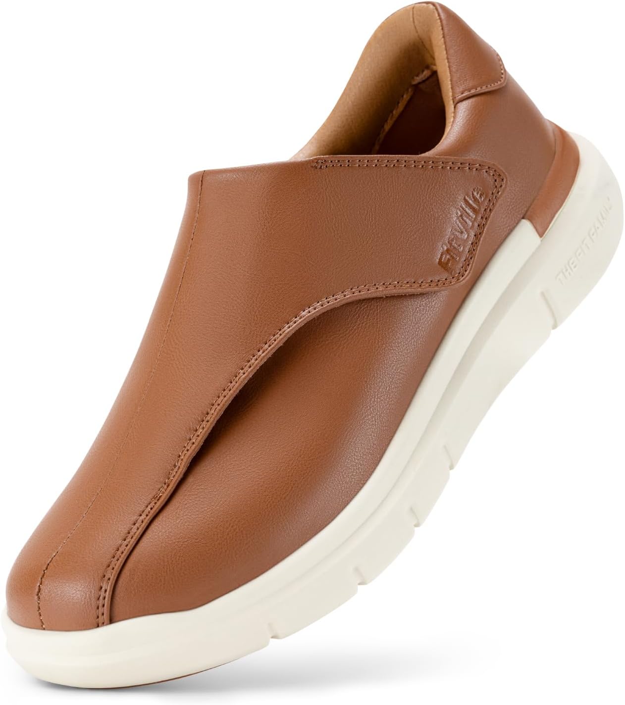 FitVille Diabetic Shoes for Men - Adjustable Casual Oxfords