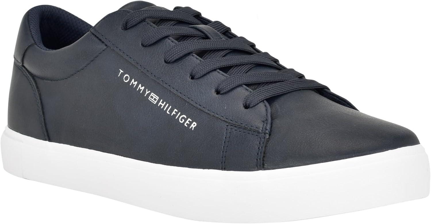 Tommy Hilfiger Mens Ribby: Sporty Casual Sneakers for Comfort