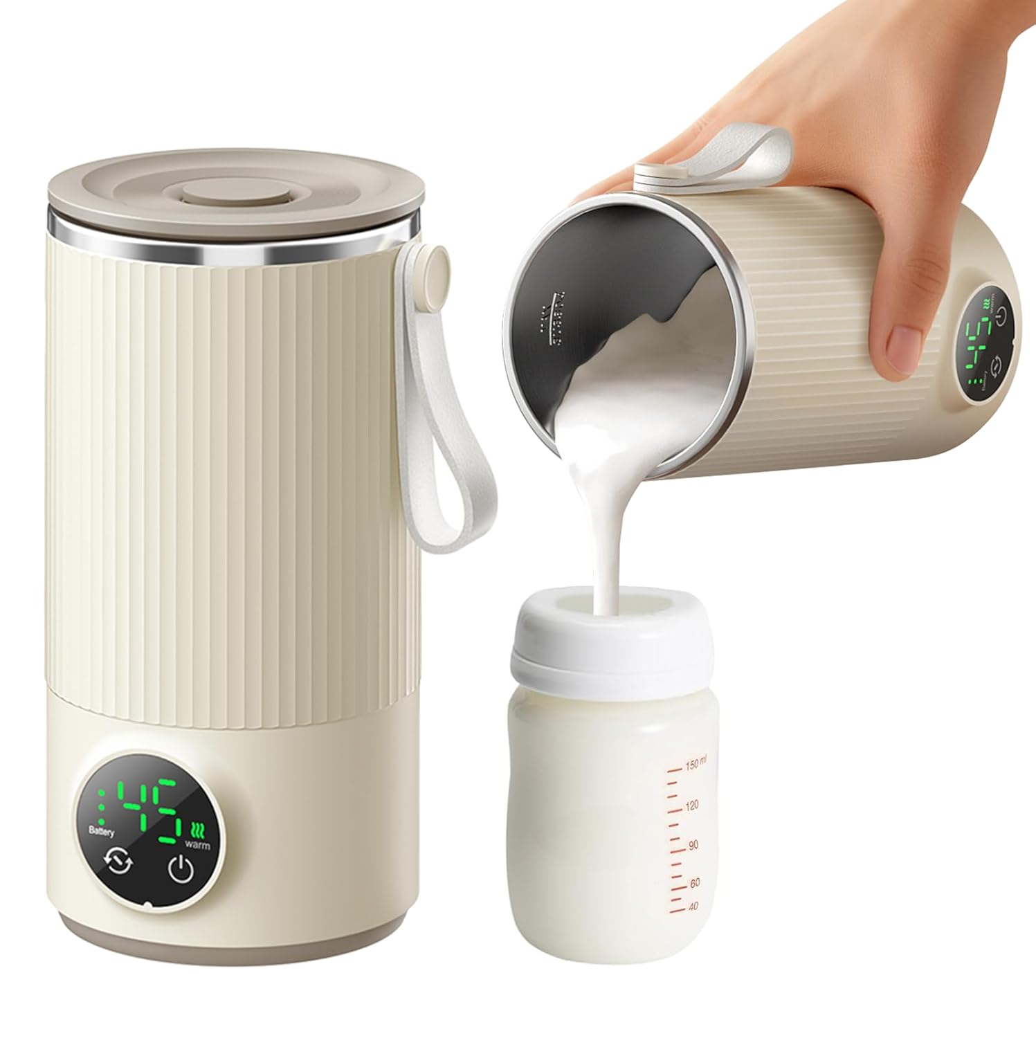 Nutrient-Preserving Bottle Warmer & Mixer by VVU&CCO