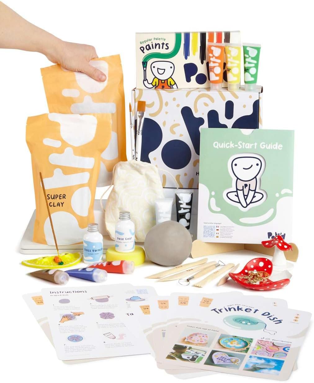Pott'd Air Dry Clay Kit for Adults - Perfect DIY Craft Experience