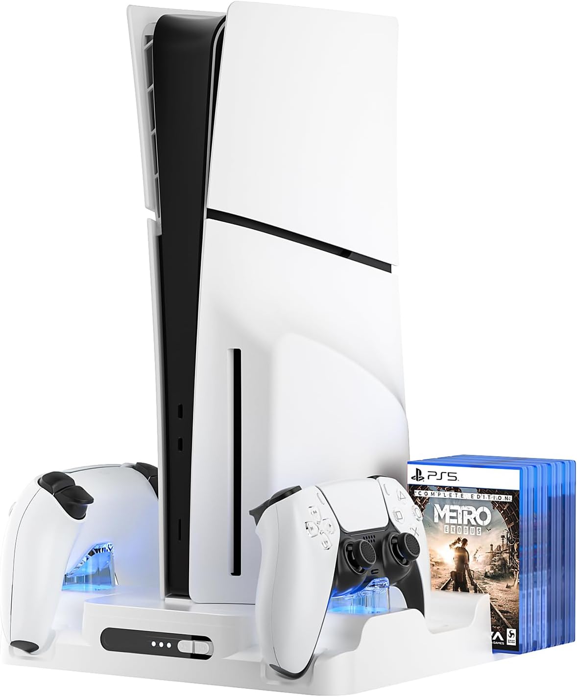 Ultimate PS5 Stand with Dual Controller Charging