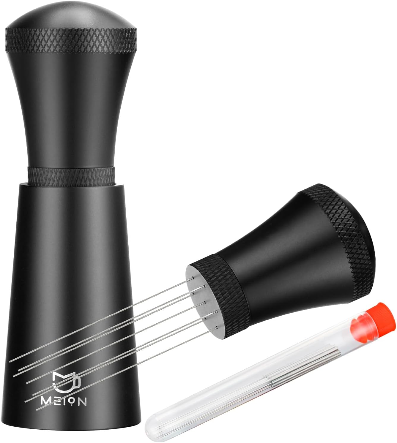 MEION Espresso Stirrer - Precise 0.35mm Stirring, 7 Needles & Replaceable Tips